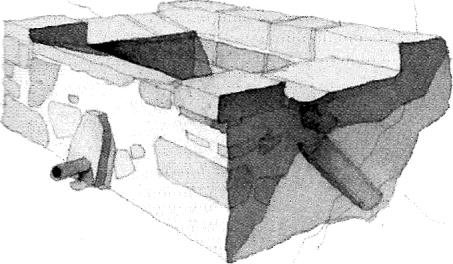 Ca' di Cap e Capanna &ndash; illustrazione ad acquerello di Bill Homes